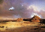 Conrad Wise Chapman Battery Simkins,Charleston,Feb 25.1864 Spain oil painting artist